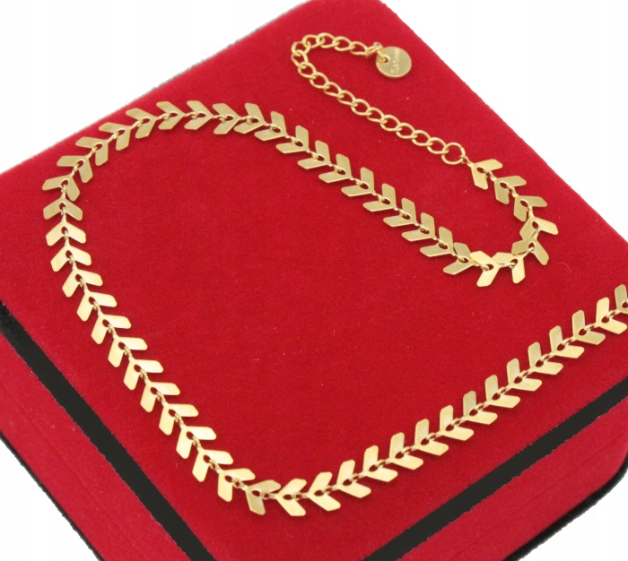 

Naszyjnik Złoty Greek Style Stal Chirurgiczna