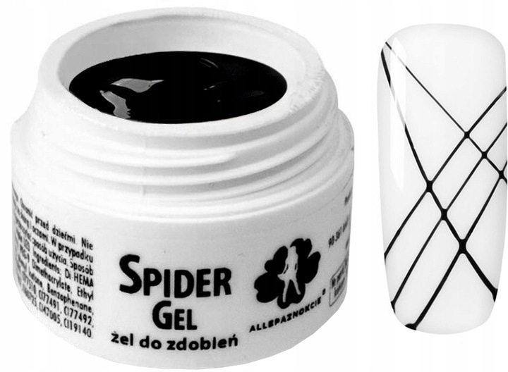 

Spider Gel Żel Do Zdobień Czarny Black 3ML