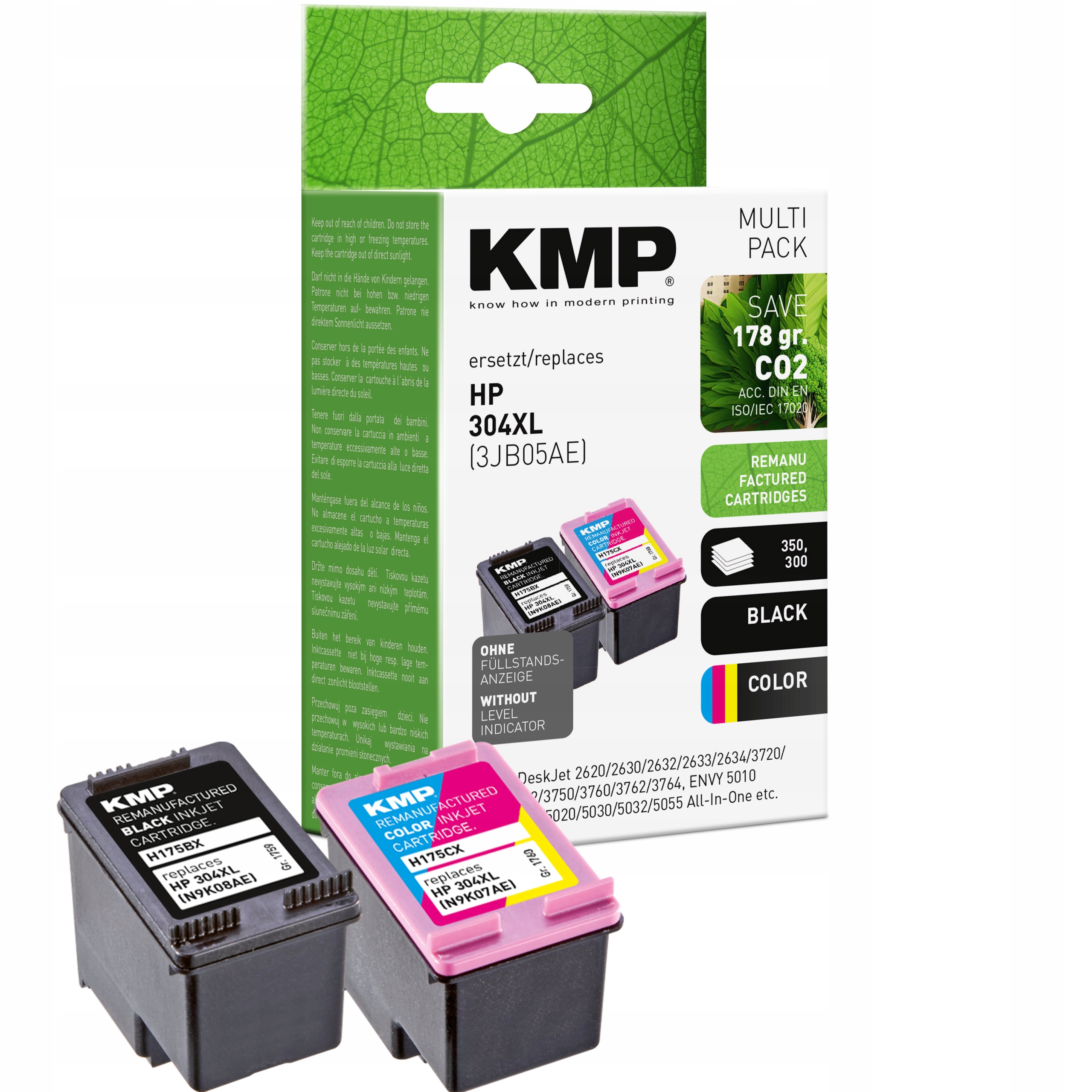 Tusz do Hp 304 XL czarny i kolor zestaw