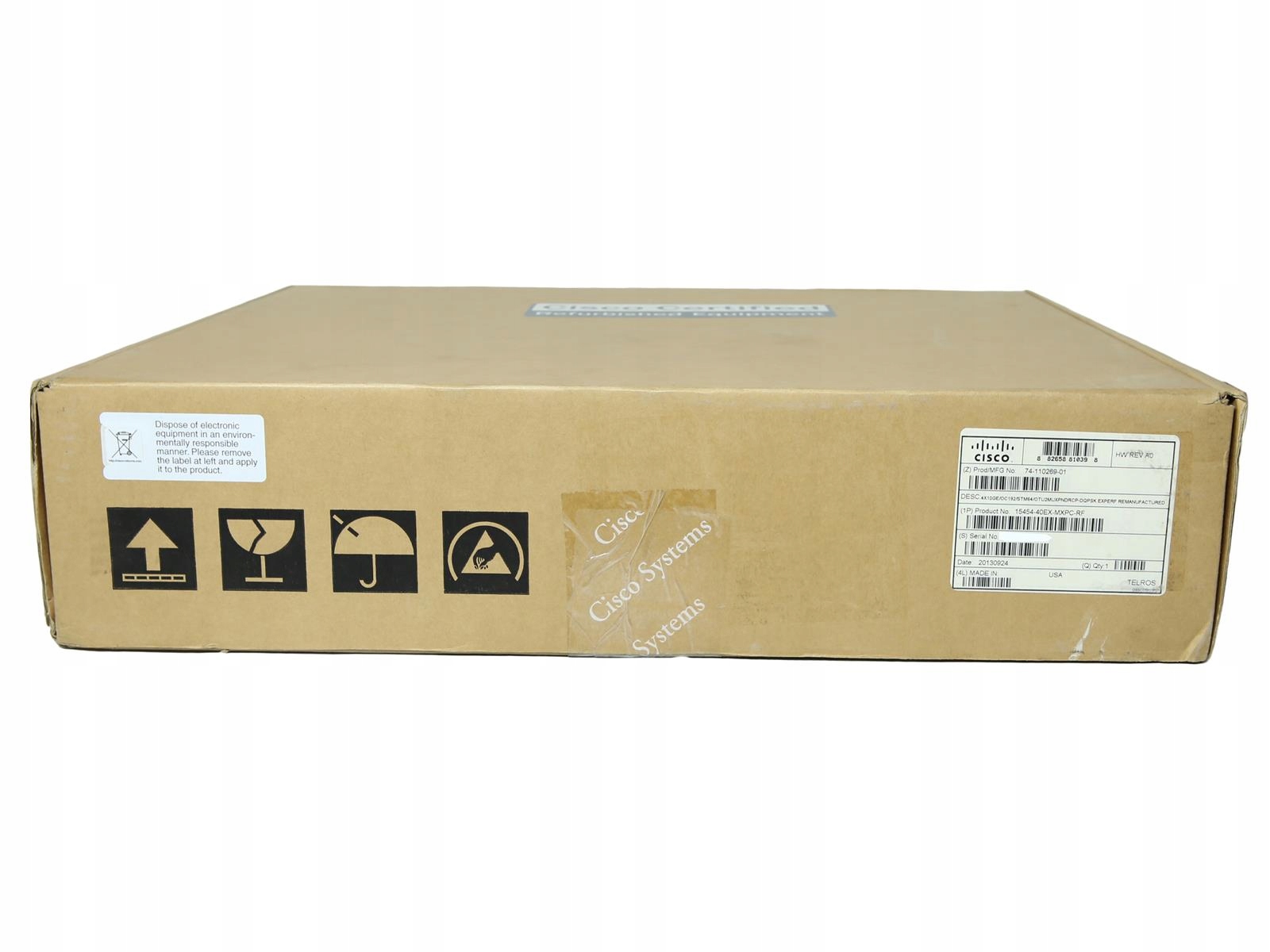 Moduł Cisco 15454-40EX-MXPC-RF 4x 10GE/OC-192/STM-64/OTU2 MXP do ONS 15454