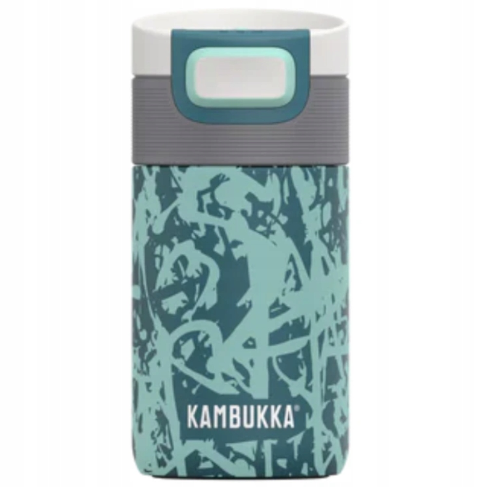 Kubek termiczny na kawę Kambukka Etna 300 ml Coffee Mural nakrętka 3w1