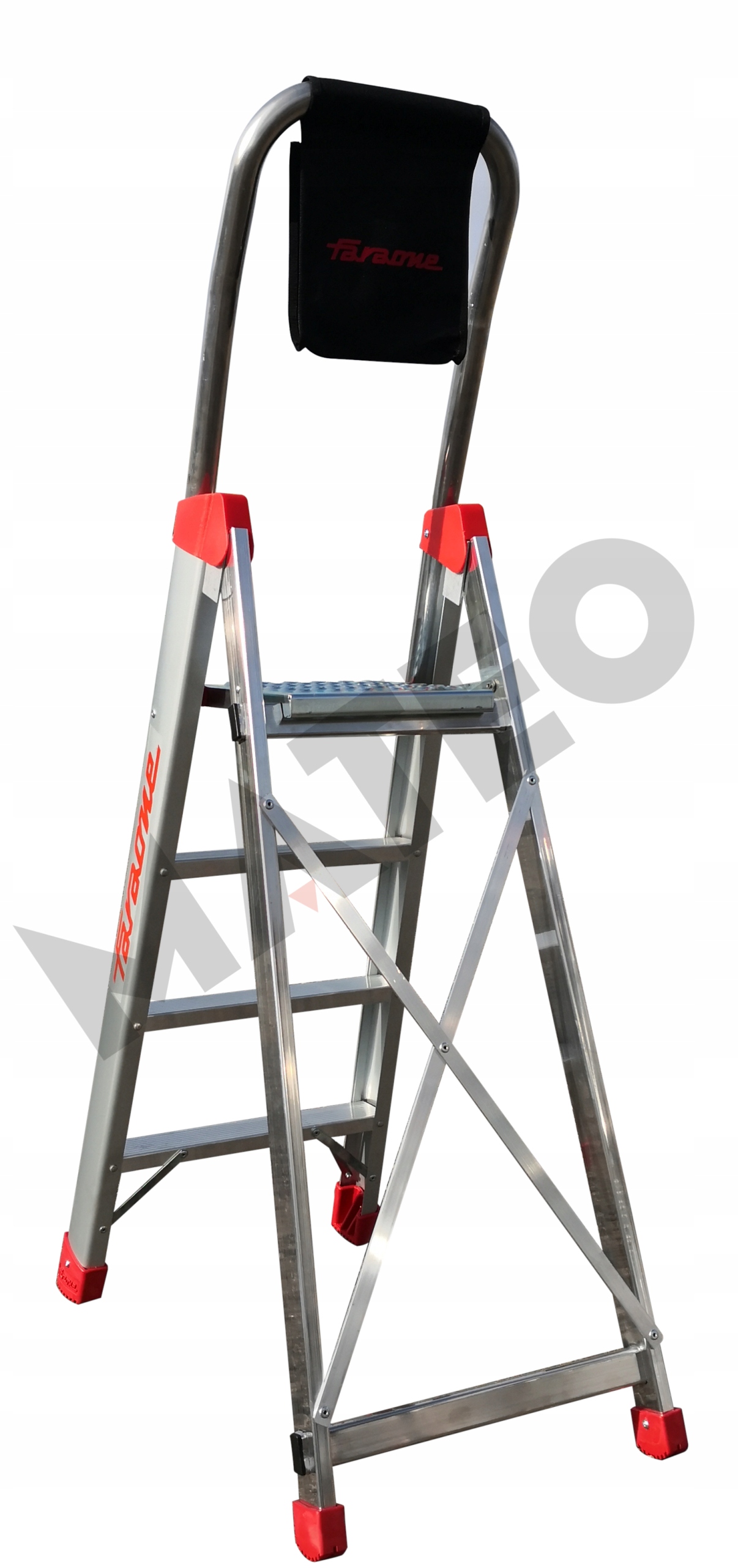 Drabina aluminiowa Profesjonalna Faraone Lady 4 Materiał aluminium