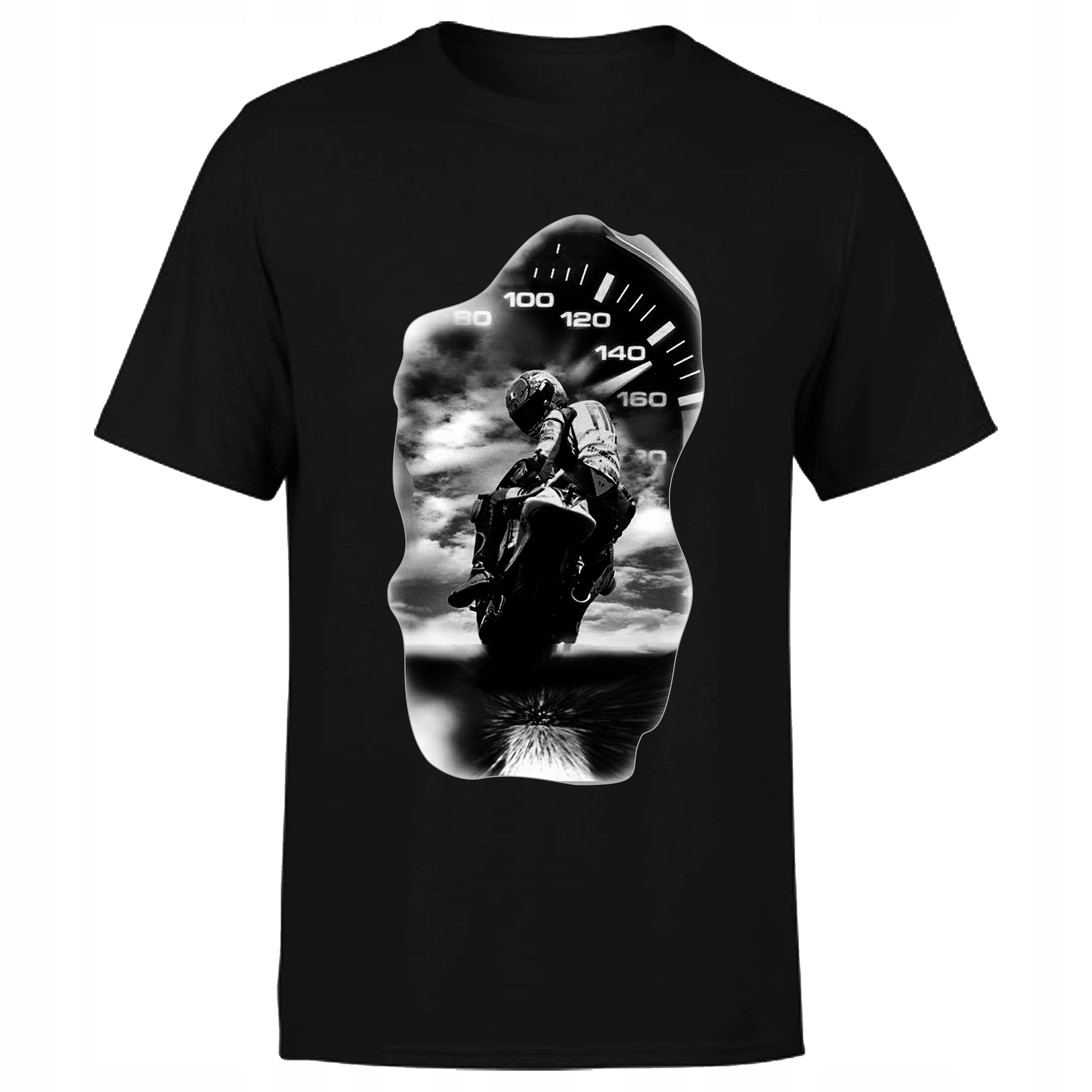 

T-shirt Męski Urodziny Motor I Zegar 4XL