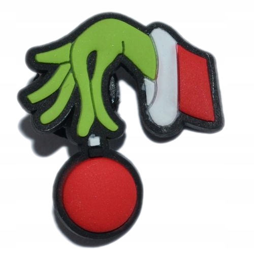 

Bajki - Przypinka do Crocs - bombka grinch - 3283