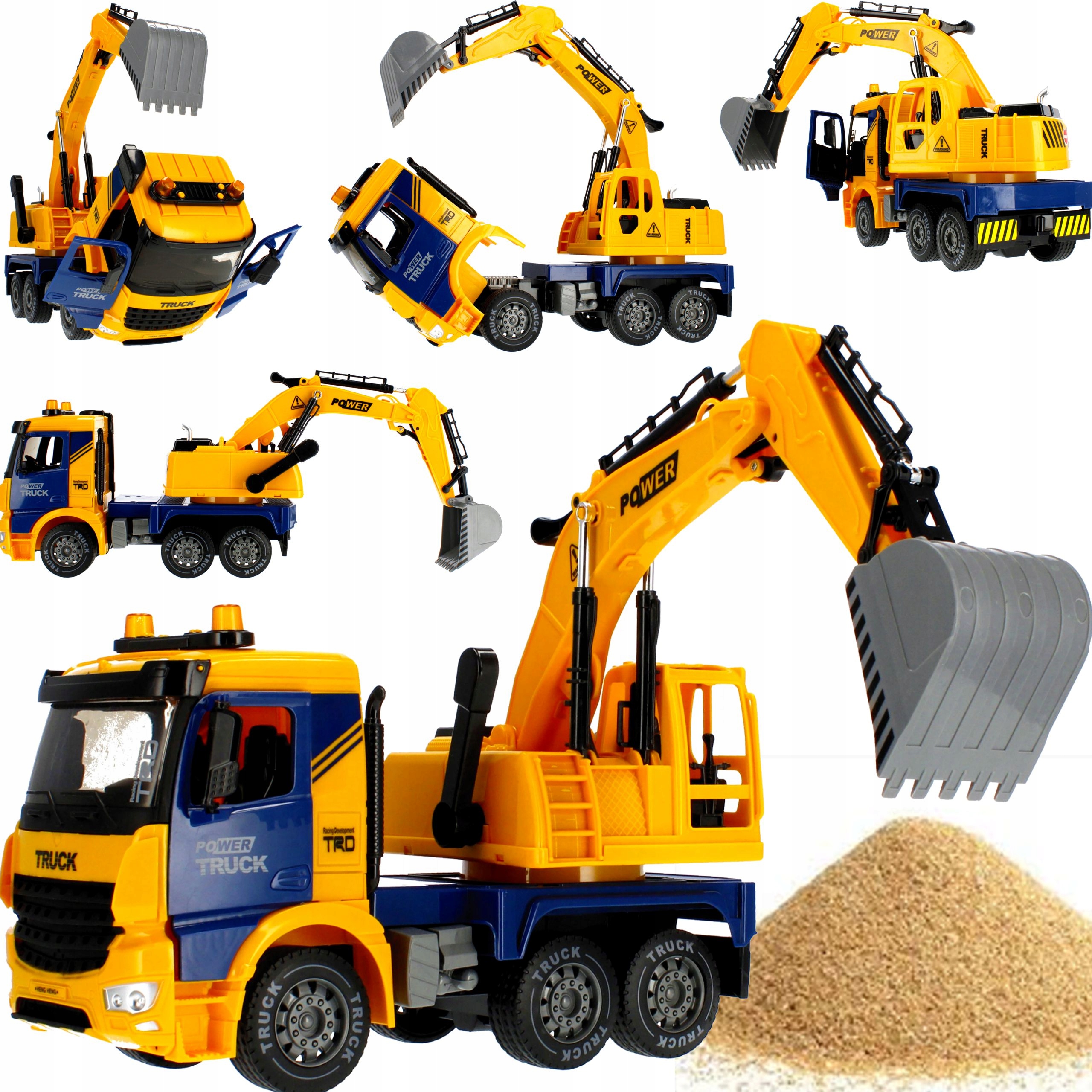 Maszyna budowlana ZABAWKOWA KOPARKA Światło Dźwięk Certyfikaty, opinie, atesty CE