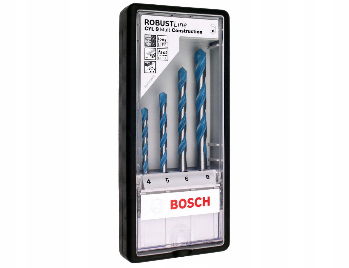 BOSCH - jedno WIERTŁO DO WSZYSTKIEGO 4PC ROBUST EAN (GTIN) 3165140045124