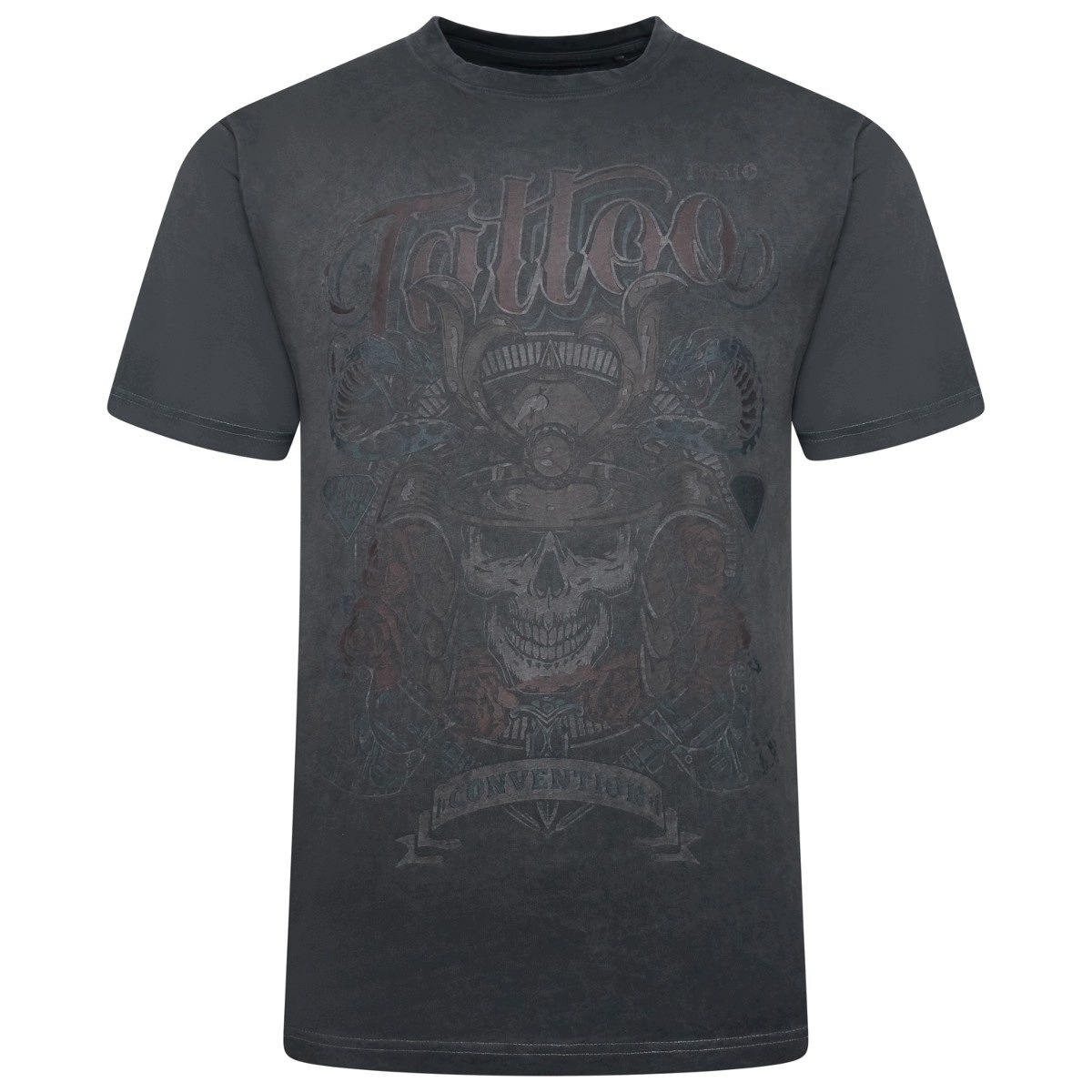 Tričko Pánské Vintage Černé Kam Velké Velikosti [Velikost 3XL]