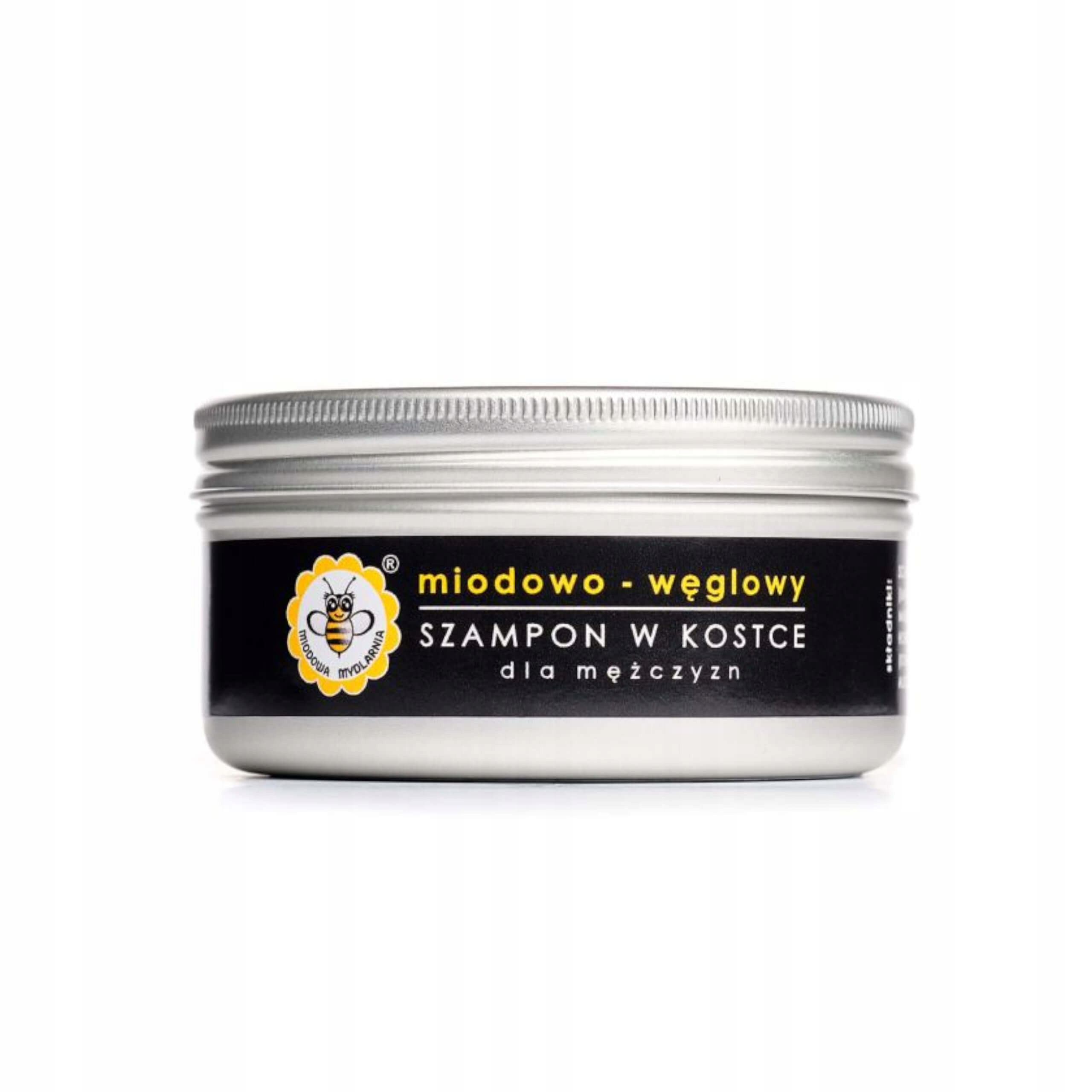 

Miodowa Mydlarnia szampon w kostce miodowo-węglowy