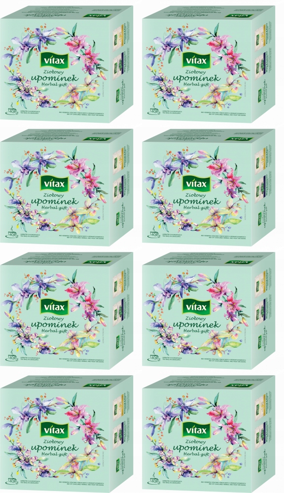 Vitax Ziołowy Upominek 4 Smaki 80g x8