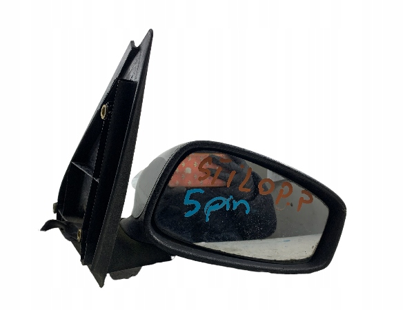 FIAT STILO mirror right black, 5 PIN