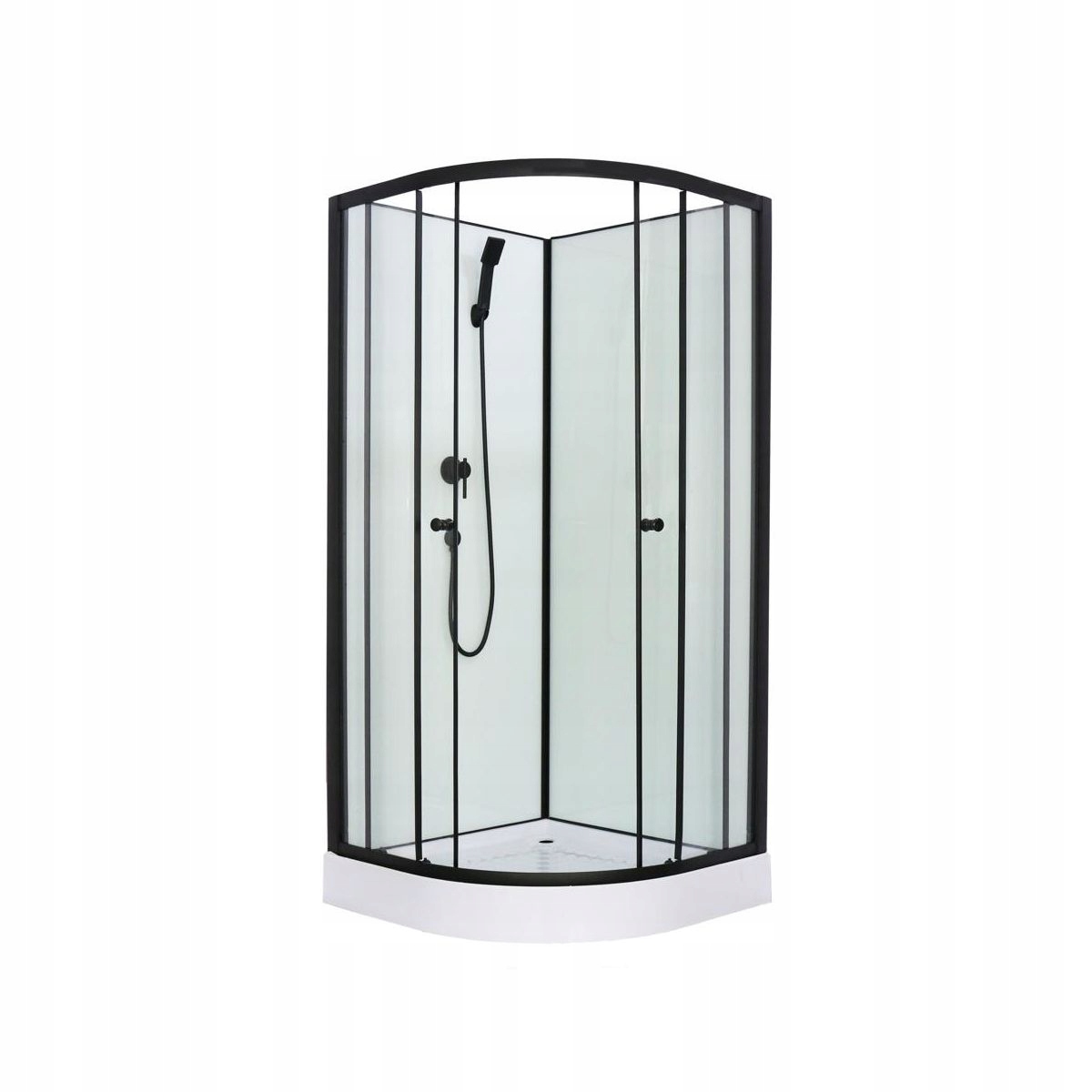 KABINA PRYSZNICOWA BEZ HYDROMASAŻU 90x90 BLACK