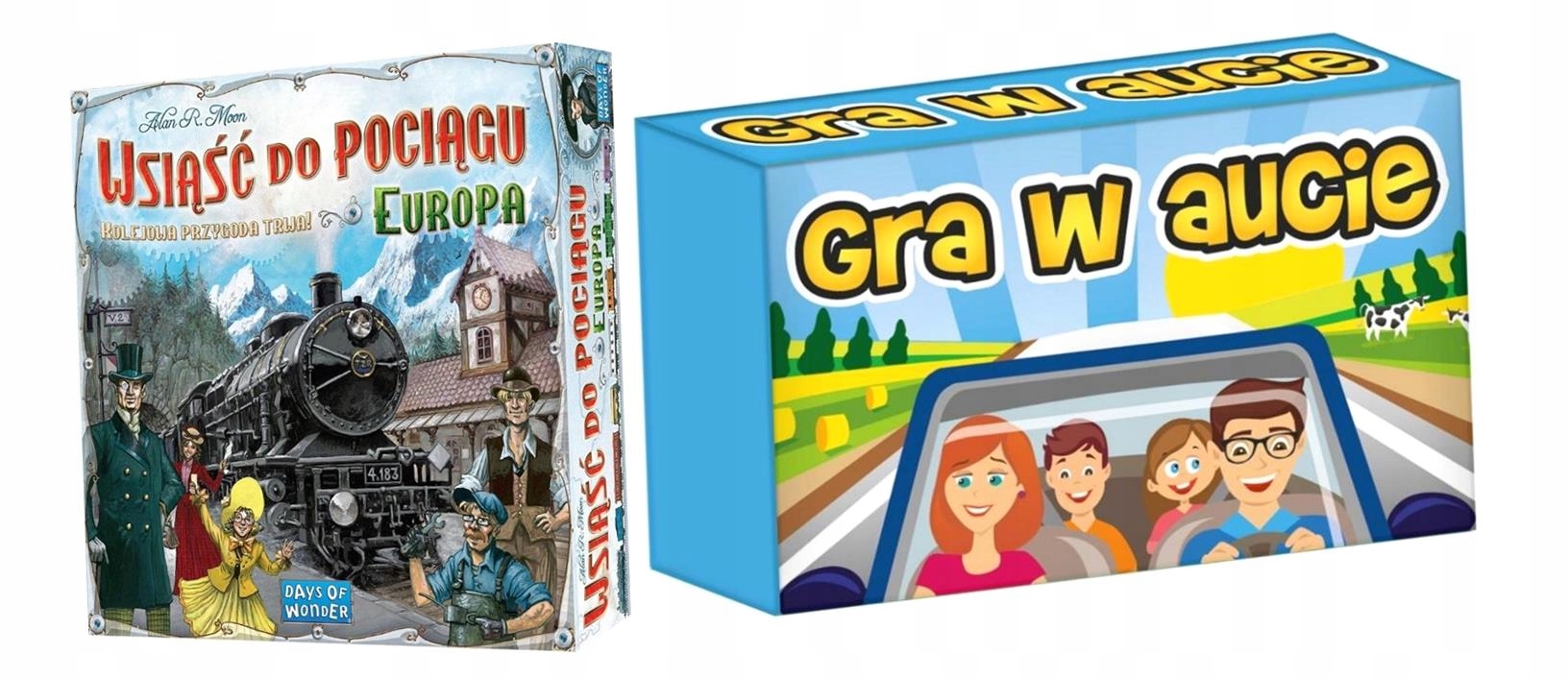 2W1 Gra Wsiąść Do Pociągu Europa Gra W Aucie