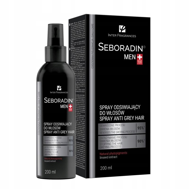

Seboradin Men odsiwiający spray do włosów 200ml