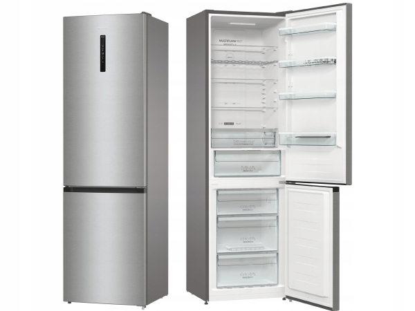 LODÓWKA GORENJE NRK6202AXL4 NoFrost Inox 331l A++ CrispZone AdpatTech 200cm