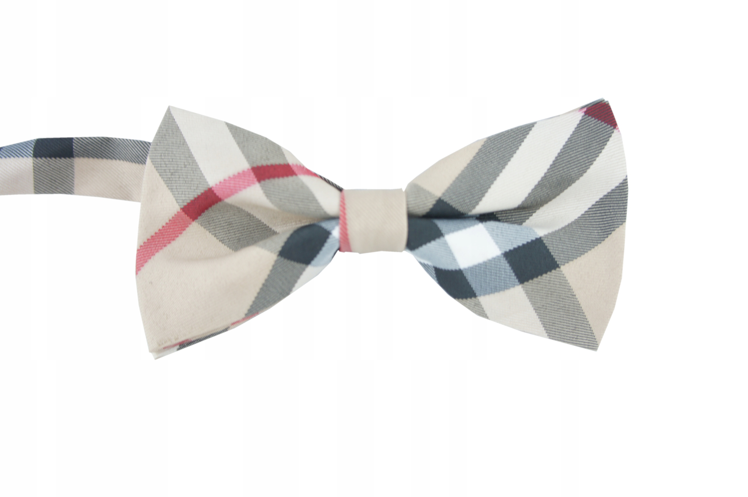 

Muszka męska Krata Burberry regulowana rozm.UNIW
