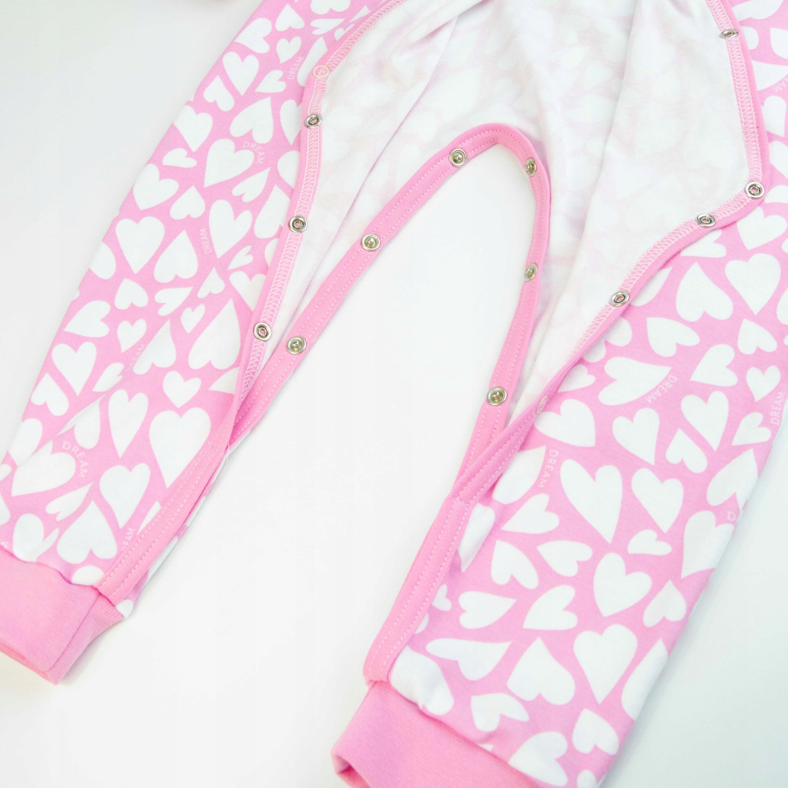 RAMPERS NIEMOWLĘCY DŁUGI RĘKAW pajac bez stóp ROZPINANY piżama BAWEŁNA 92 Marka CiuchCiuch