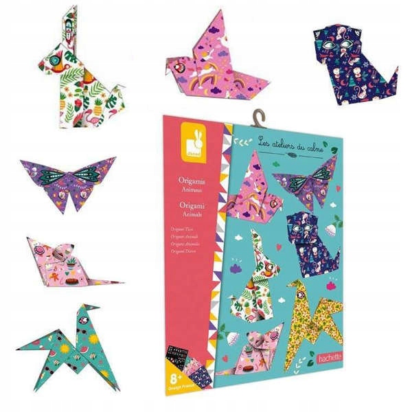 

Origami dla Dzieci zestaw Zwierzątka Janod 8+
