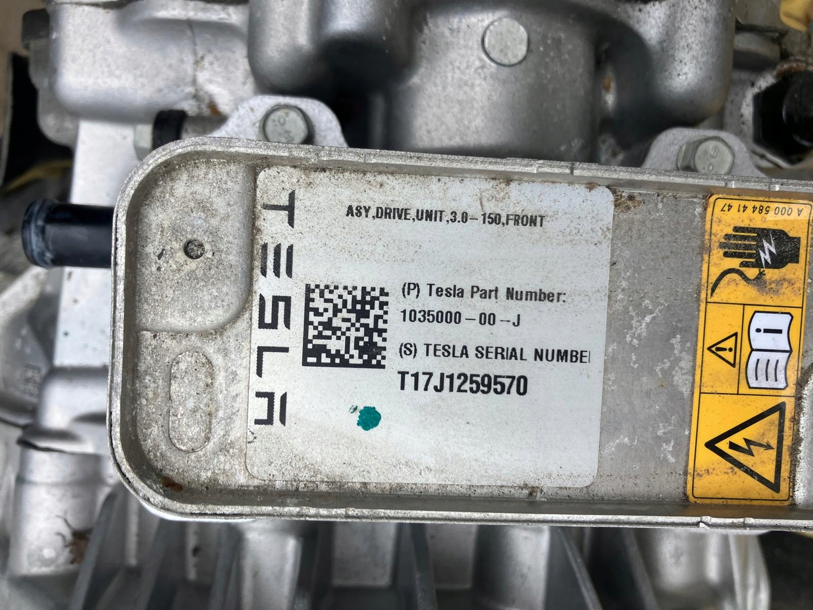 engine electrical front TESLA MODEL S 1035000-00