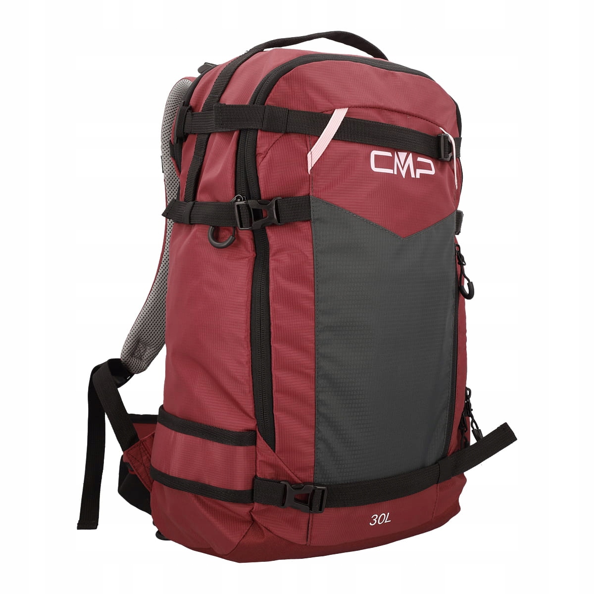 Batoh Cmp Aeroox 30L U, červený, Lyže