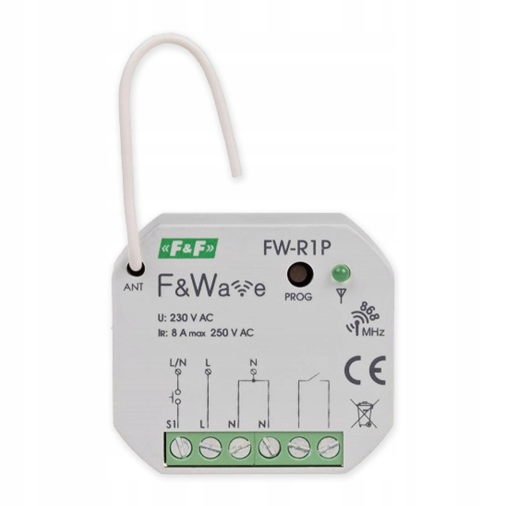 

F&f Przekaźnik Bistabilny Rf Ø60 1Z FW-R1P