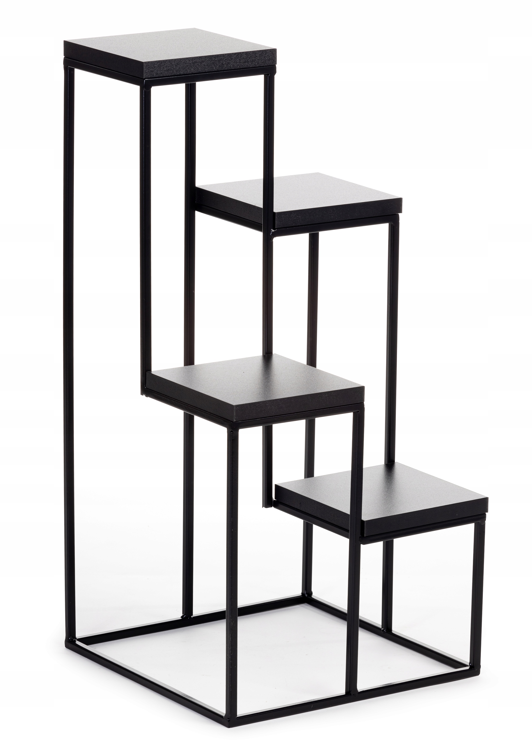 

Stojak na kwiaty Kaskada pergola czarna Loft 70 cm