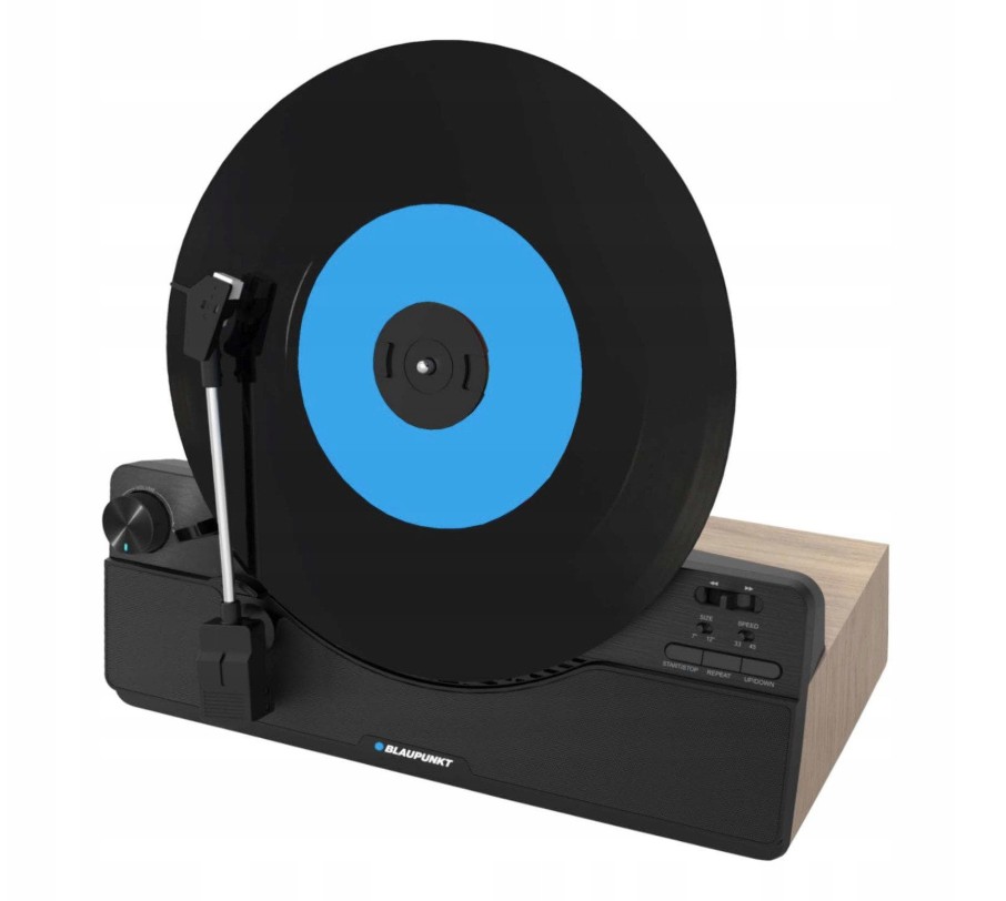 Gramofon wertykalny Blaupunkt VT100BK Bluetooth Głośniki 2x 5W 12'' 7''