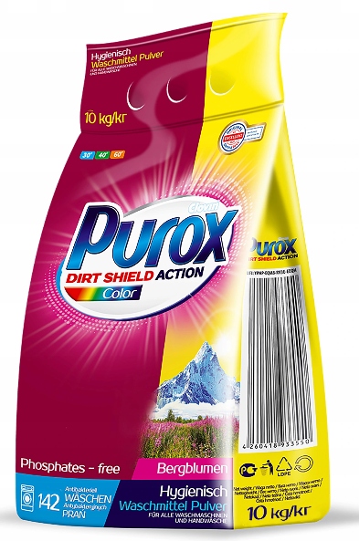 

Purox! Niemiecki Proszek Do Prania 10KG 120 Prań
