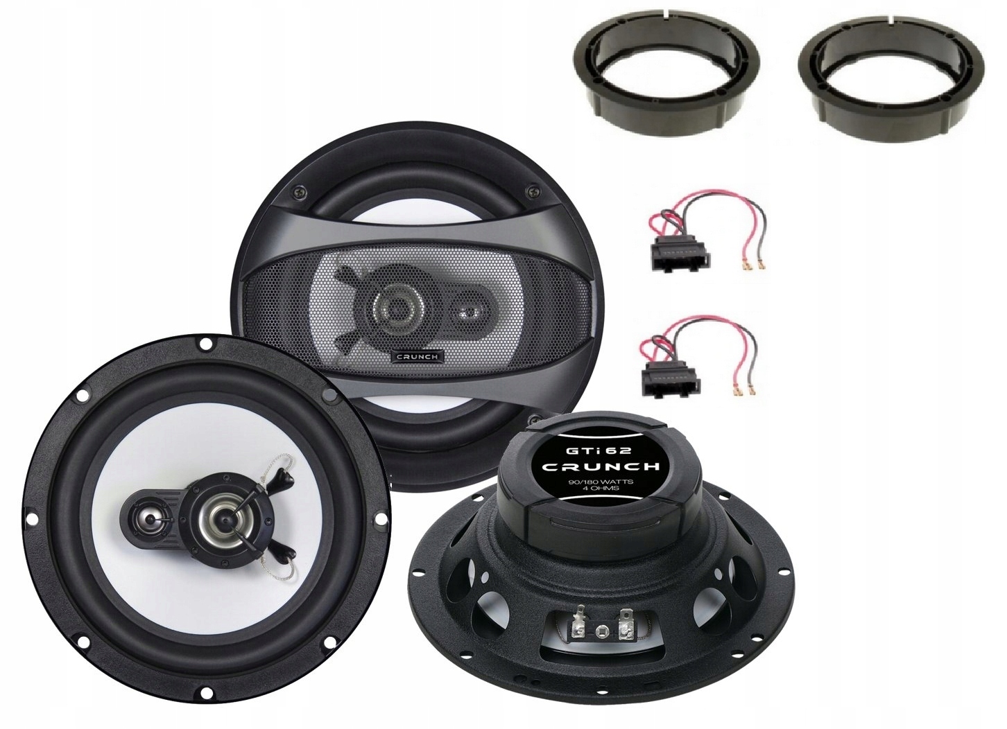 GTI62G Vw Golf 4 5 6 Passat B5 B6 Polo 4 5 T5 Reproduktory 16,5 cm 165 mm