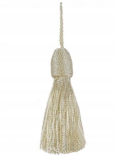 Chvost ozdobný 85mm/10 Ks krémový PE-04 KY-05