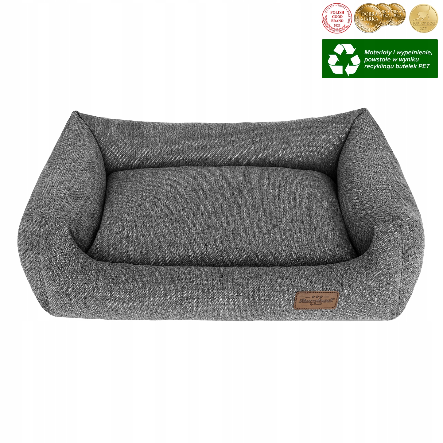 Recobed Kanapa Harmony Plus S szary ciemny 65x50x15cm-Zdjęcie-0