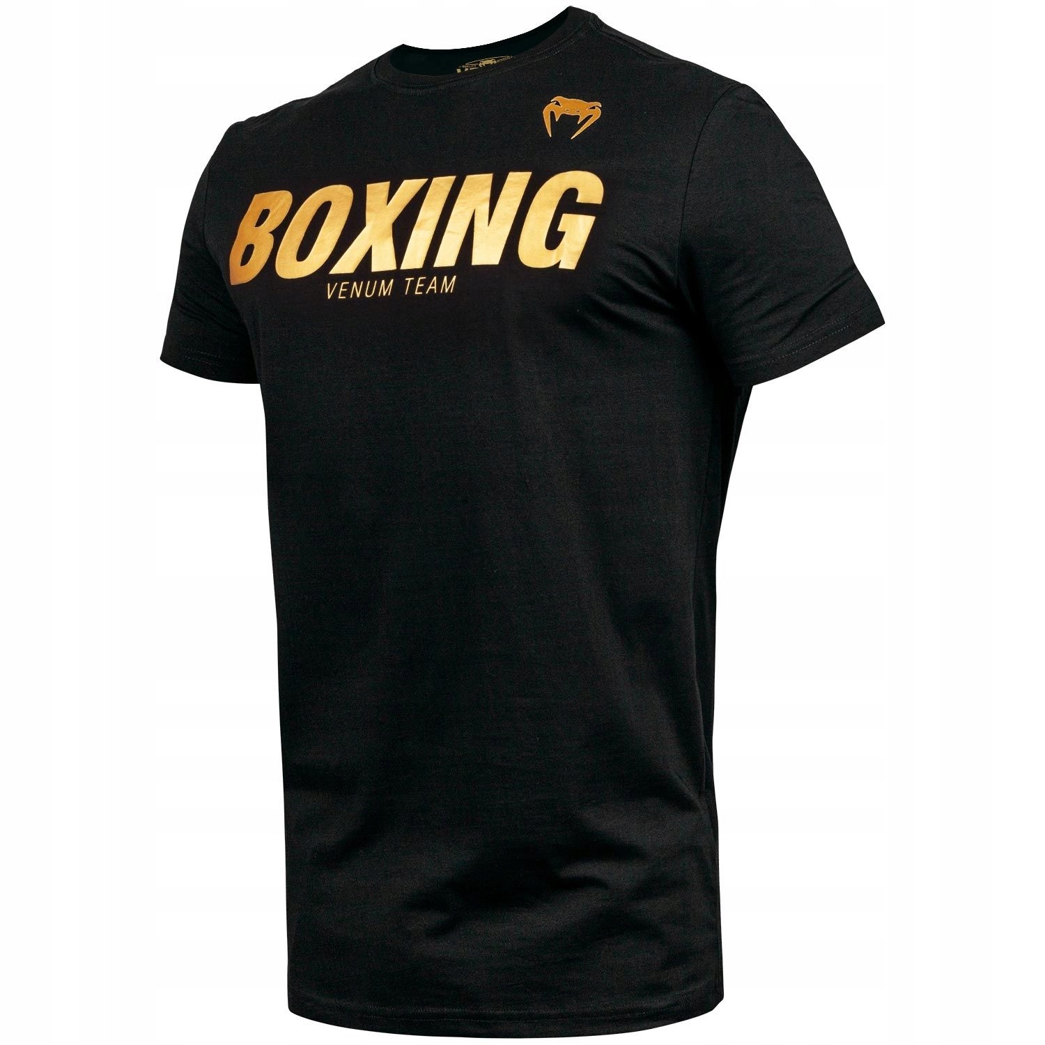 T-shirt Koszulka Bokserska Venum Boxing Vt Czarny/złoty L