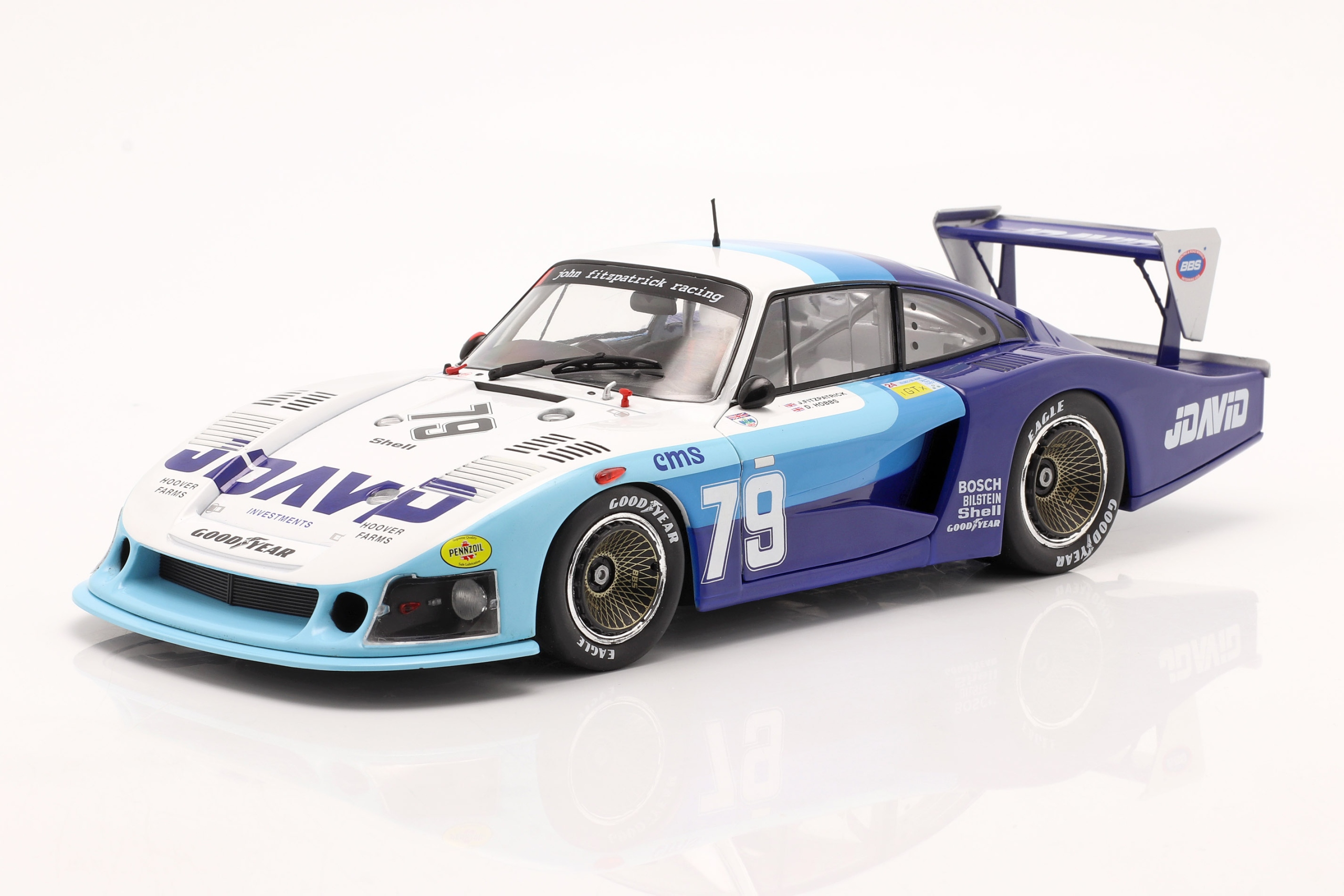 Porsche 935 Moby Dick #79 4th 24 Hours LeMans 1982 Fitzpatrick Hobbs Solido 1:18