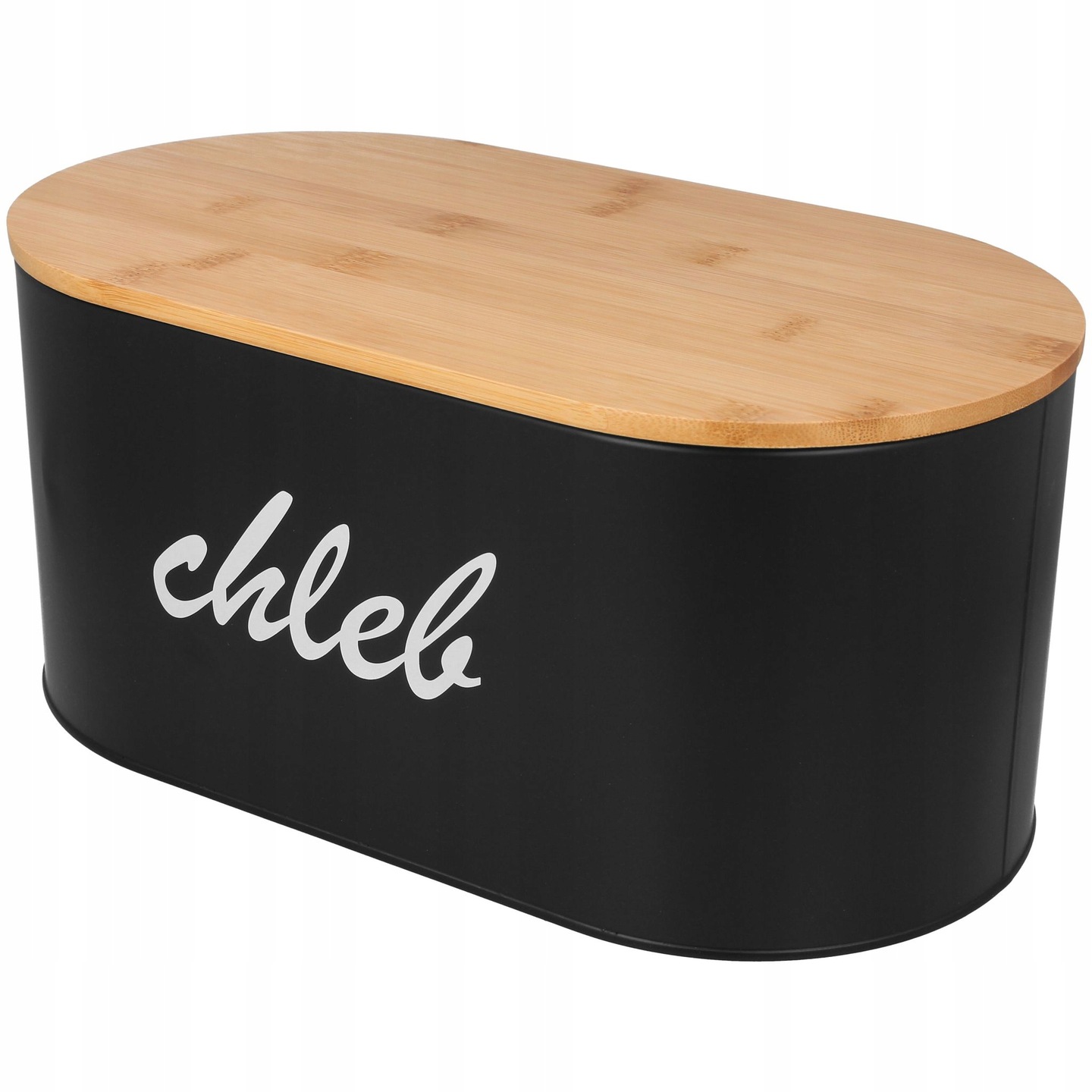 CHLEBAK CZARNY POJEMNIK NA PIECZYWO METALOWY DUŻY W ZESTAWIE SZPATUŁKA EAN (GTIN) 5906716927448