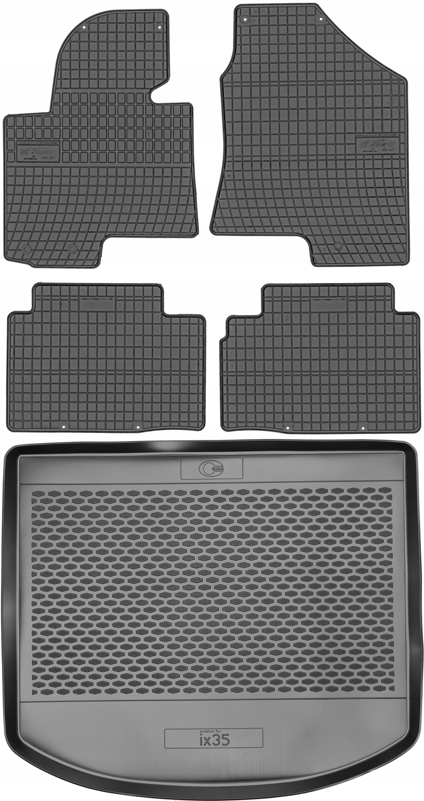 Hyundai ix35 Suv od roku 2010-2016 Sada Koberce batožinový priestor