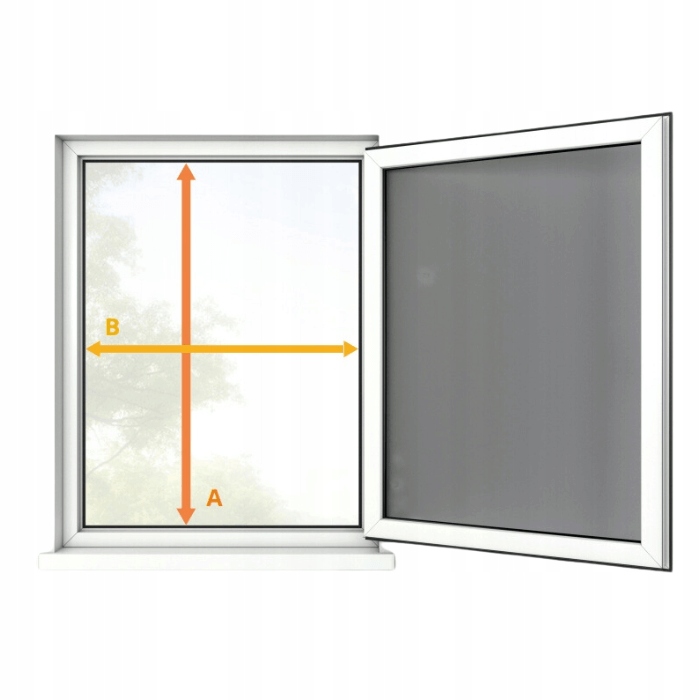 Rovarháló ablakra 90 x 120cm - 2 szín Maximális magasság 120 cm