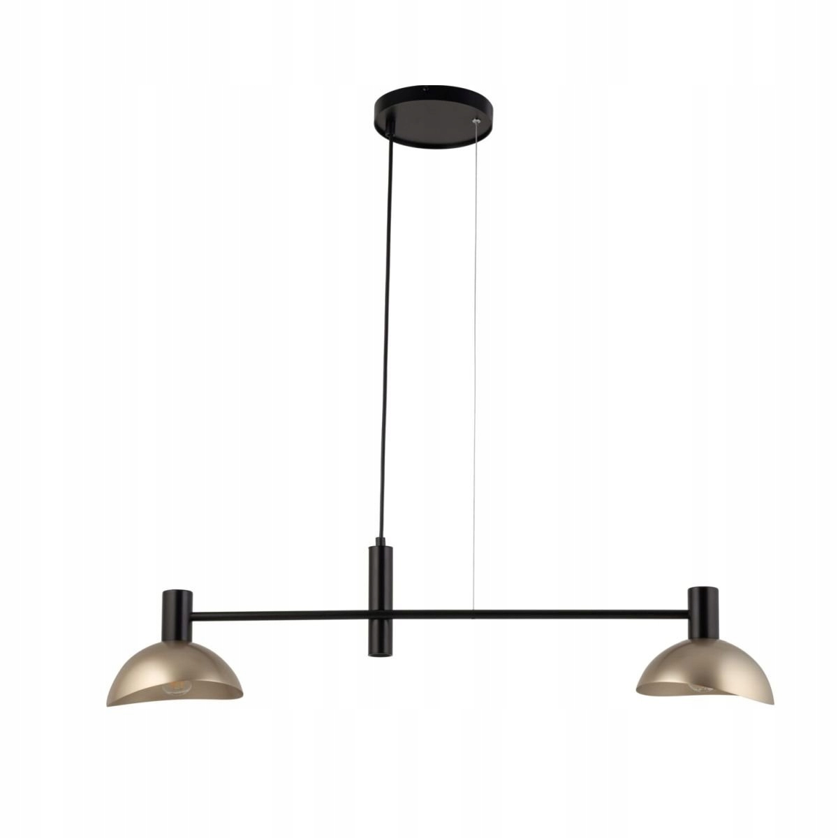 Závesná kovová lampa čierno-zlatá nad stôl Artis 2 40566 Sigma Lighting