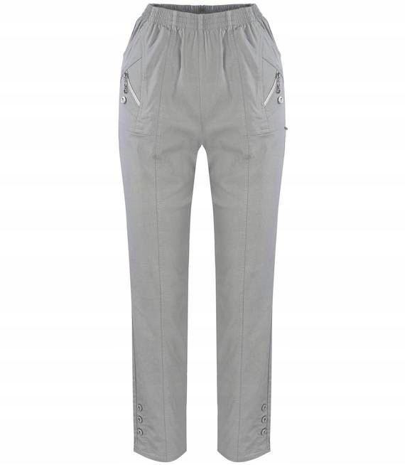 

Bardzo wygodne Elastyczne spodnie w gumkę New 48