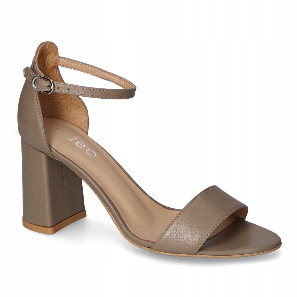 Sandály Edeo 3367-1539 Tmavě olivová lico 40