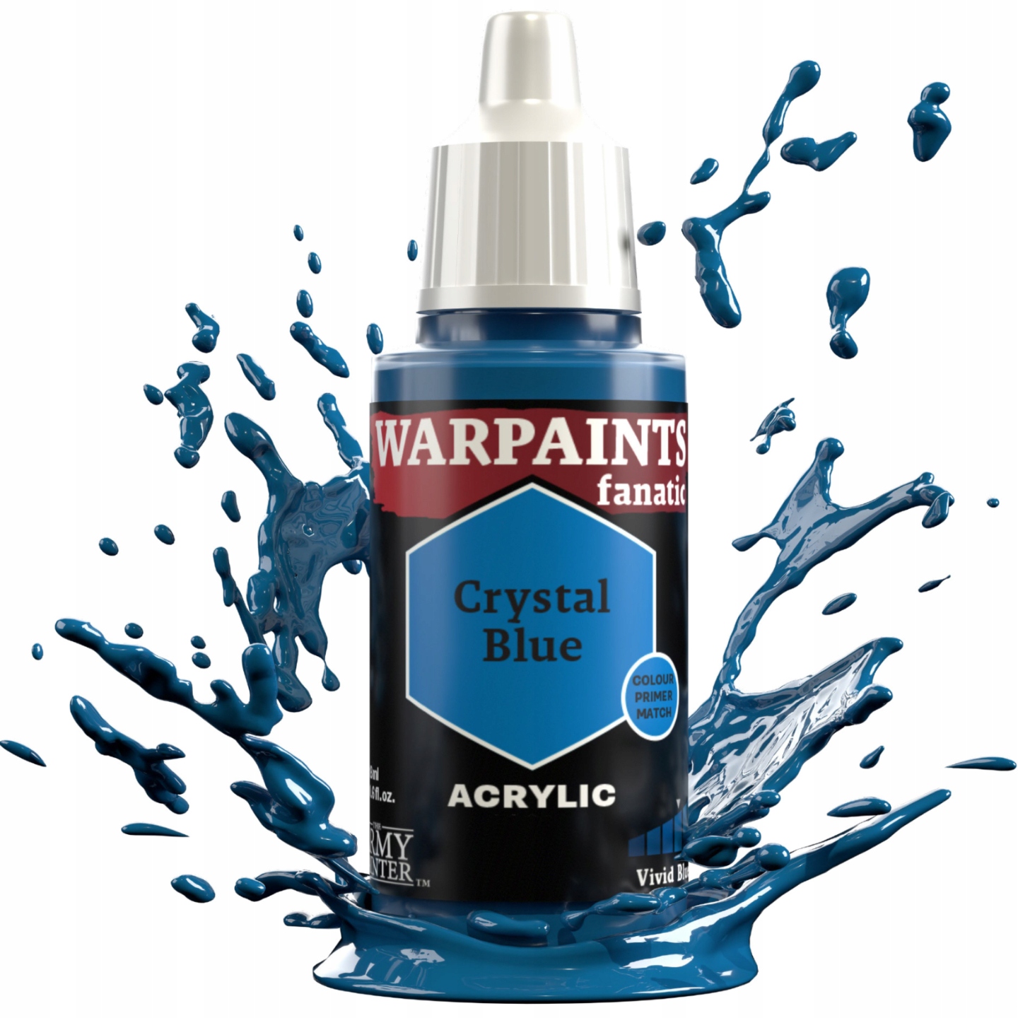 FARBKA THE ARMY PAINTER WARPAINTS FANATIC - CRYSTAL BLUE 18ml