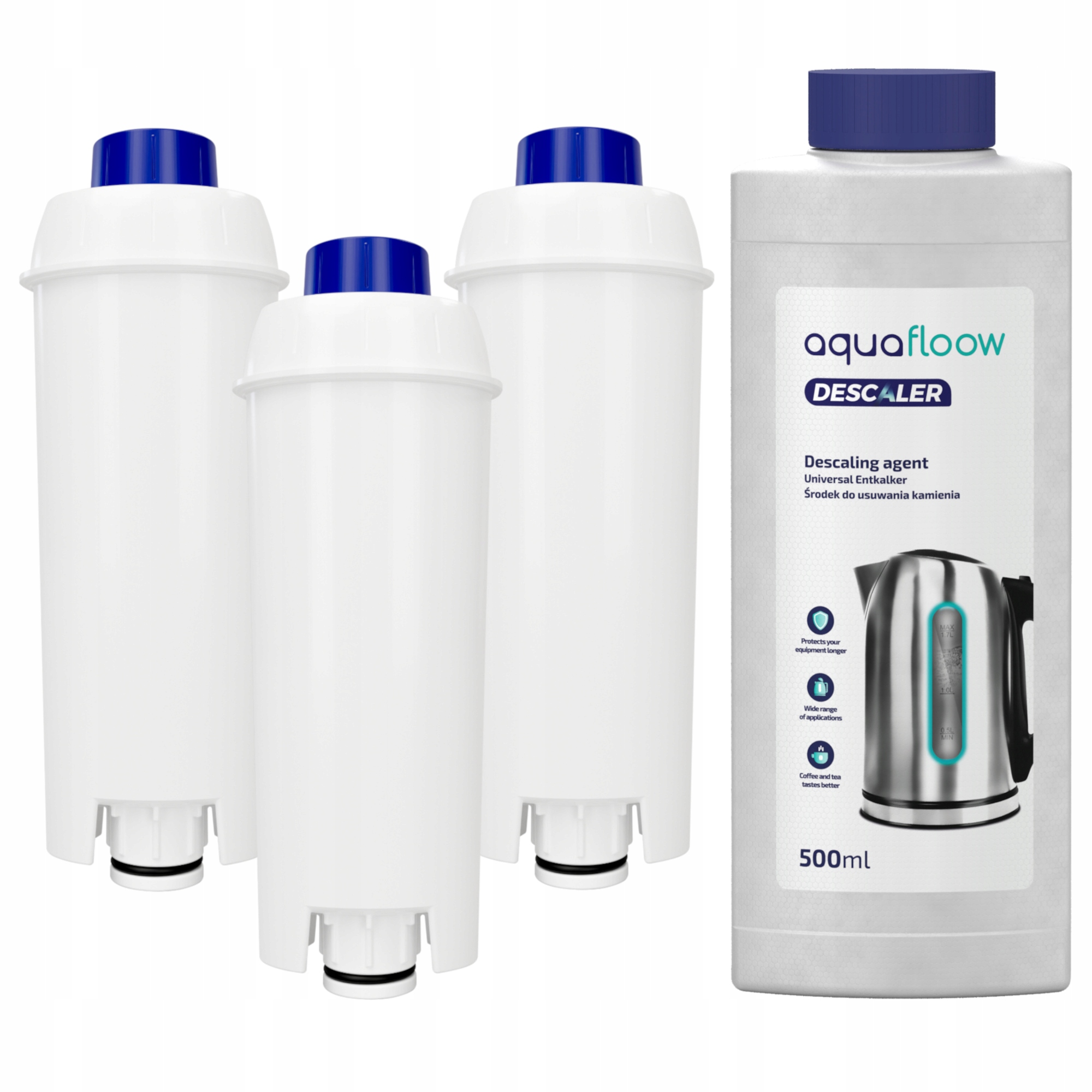 

3x Filtry Do Delonghi Dinamica Odkamieniacz 0,5l