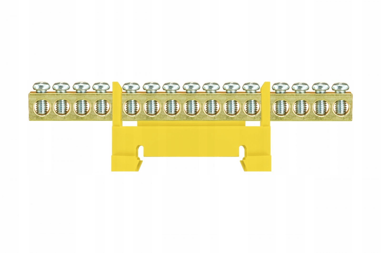 

Listwa zaciskowa Złączka Mostek szynę 15P Żółta