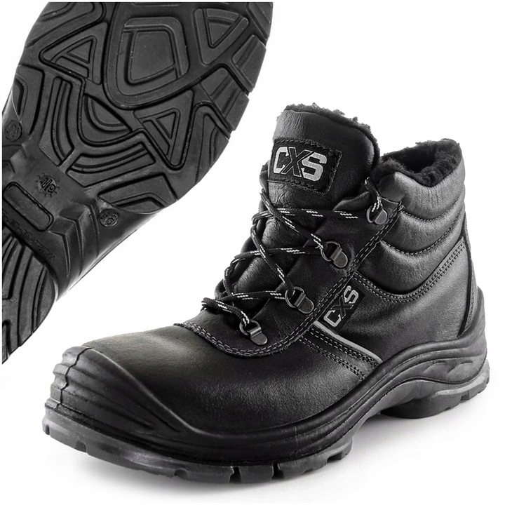 BUTY ROBOCZE OCIEPLANE ZIMOWE S3 WODOODPORNE SKÓRA ODDYCHAJĄCA