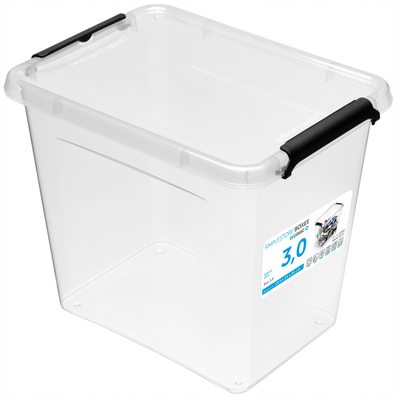 

Pojemnik plastikowy do domu na leki zamykany 3l