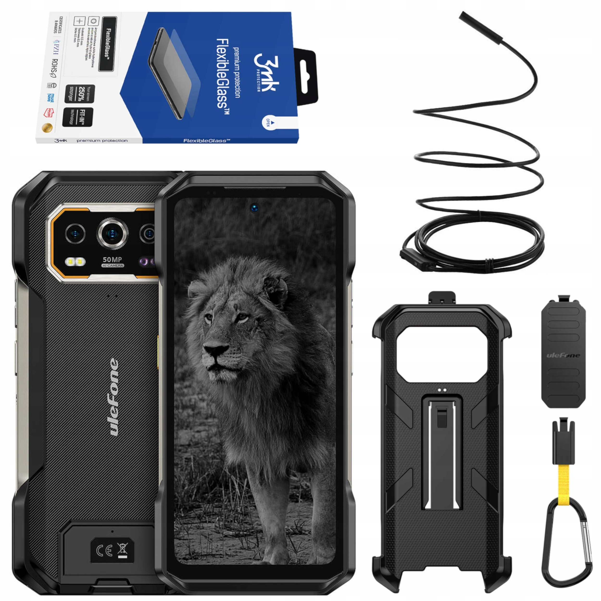 Smartfon Ulefone Armor 27 Pro 5G 12GB/256GB Etui Szkło Endoskop EC01