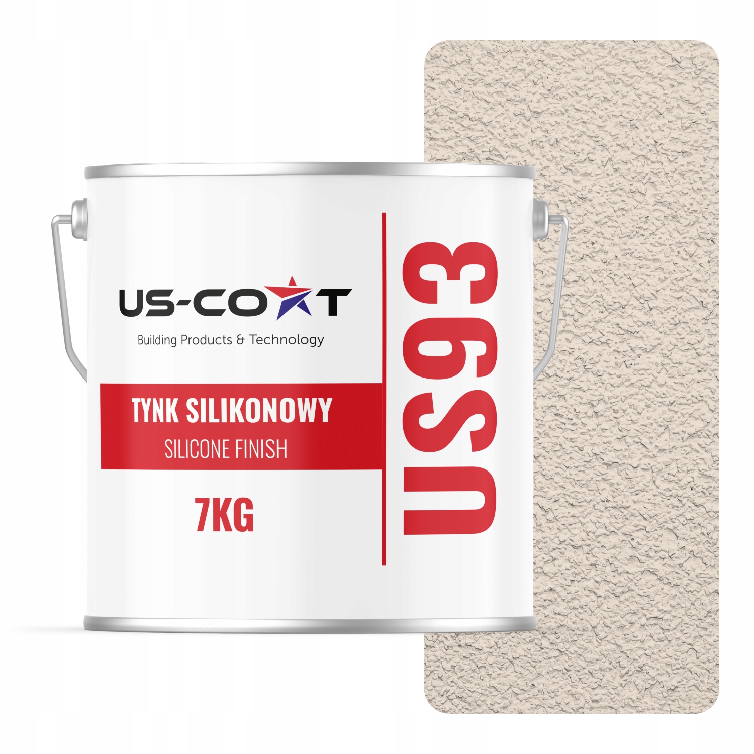 Silikonová Fasádní Omítka Barva Béžová Světlá F442 Beránek Granulace 1.0 mm