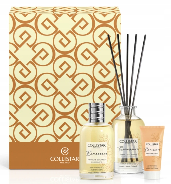 Benessere Neroli and Helichrysum zestaw Edt masło dyfuzor zapach
