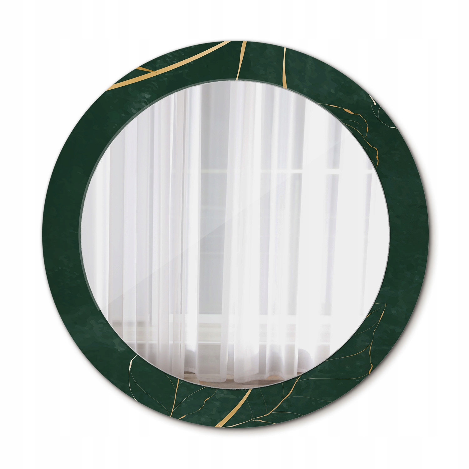 Zrkadlo do kúpeľne Obrys listov 70 cm