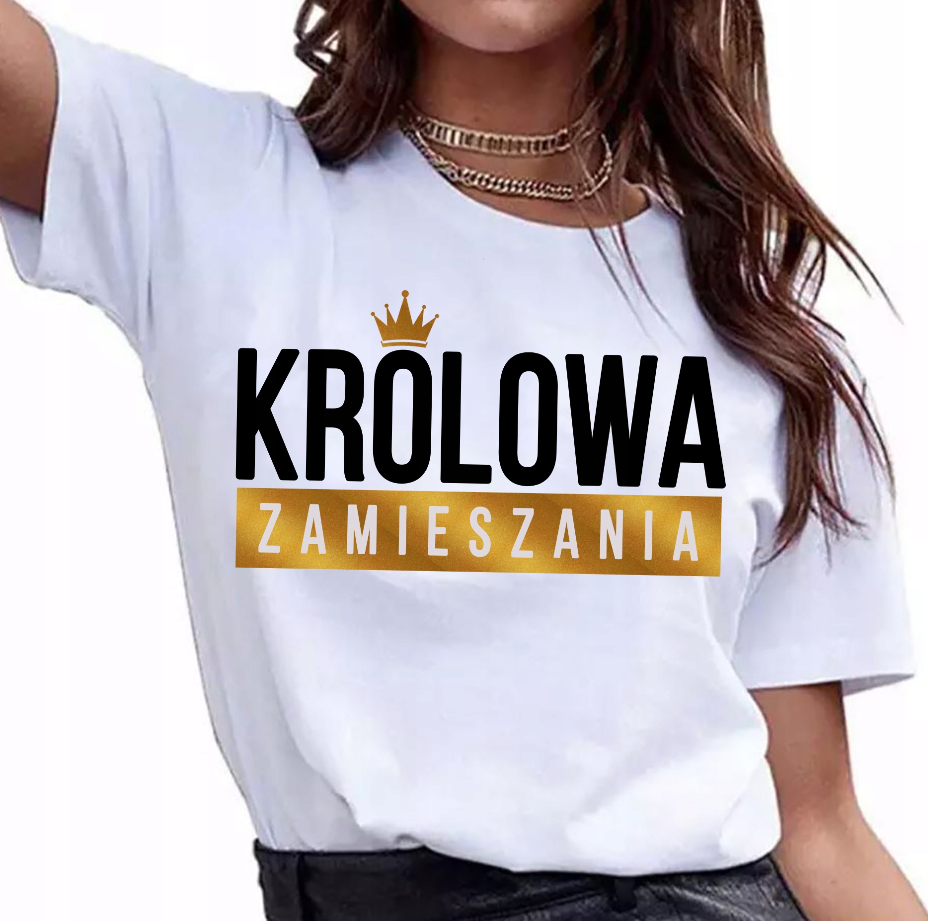 

T-shirt Koszulka Damska Królowa Zamieszania XL