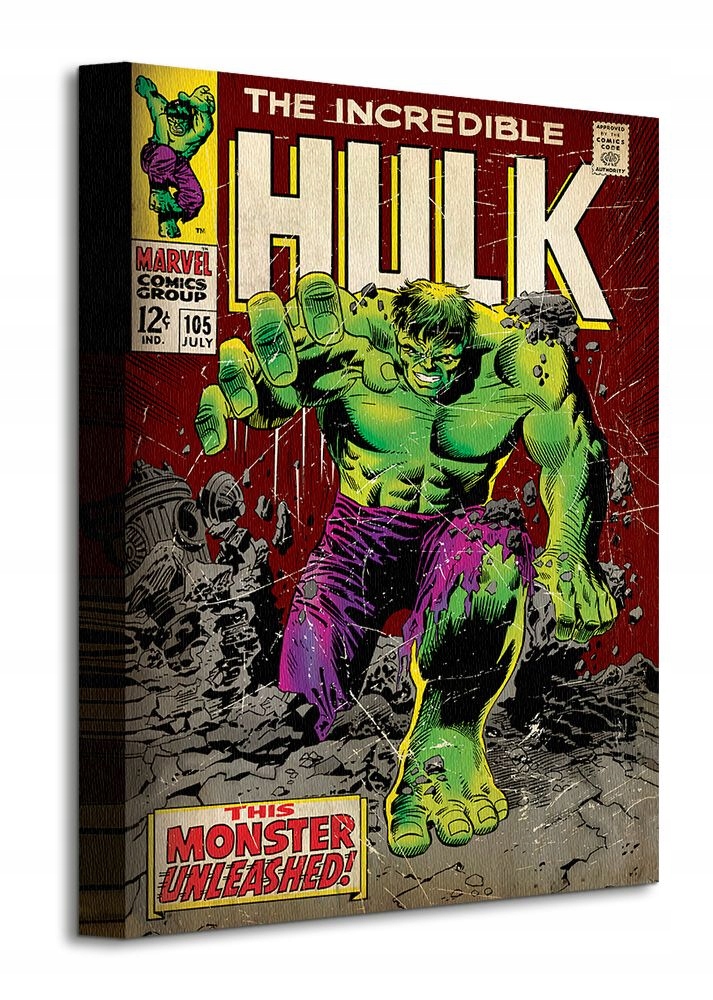 

Marvel Komiks Hulk Inhumans Obraz płótno 30x40 cm