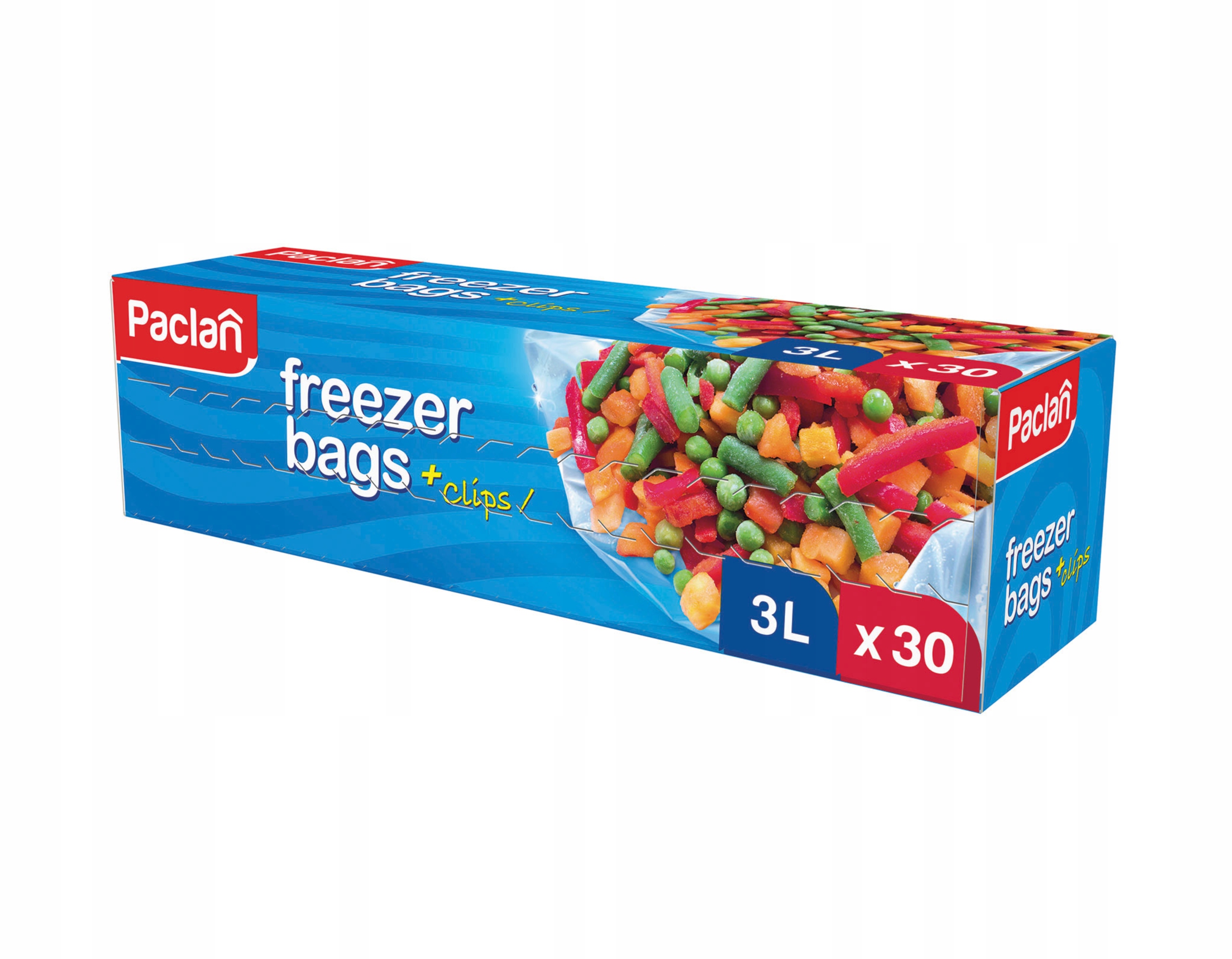 

Woreczki na mrożonki żywność Paclan 3L/30 szt